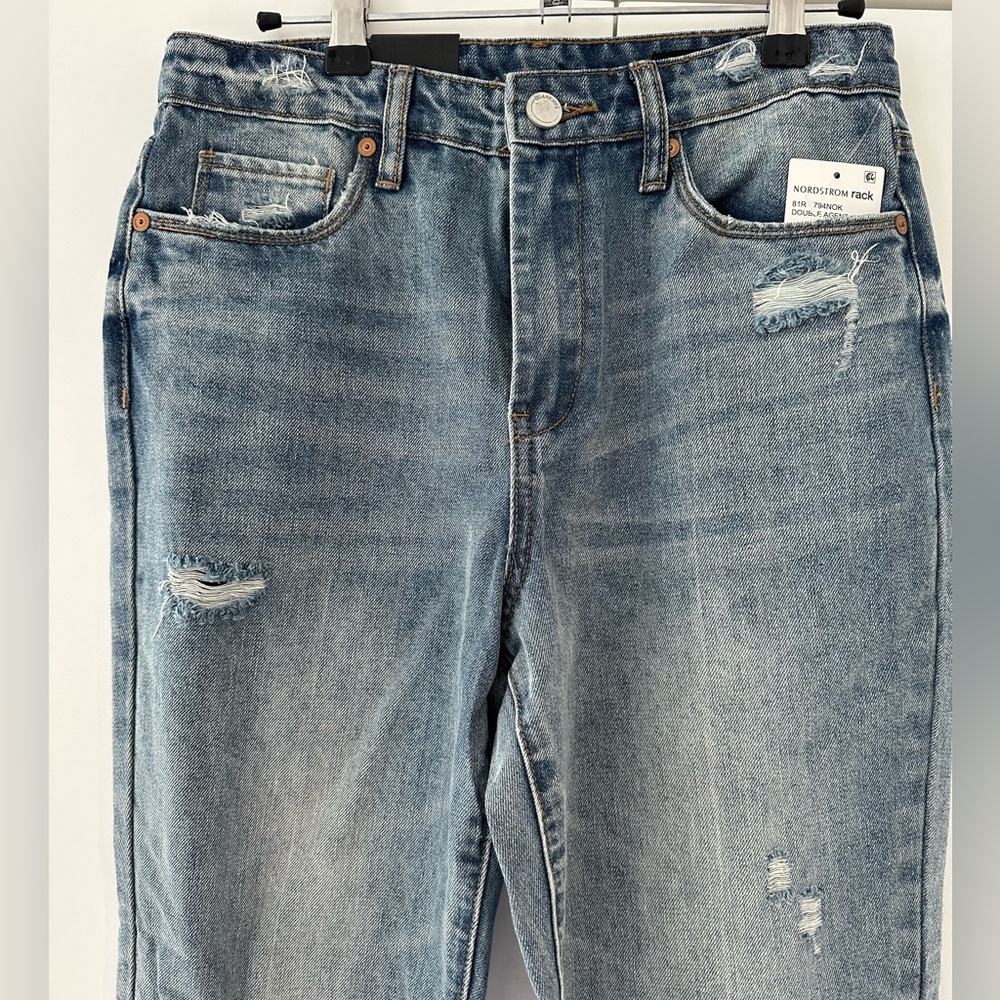 NWT - BLANK NYC jeans - Madison Crop - high rise, distressed denim - size 26/27